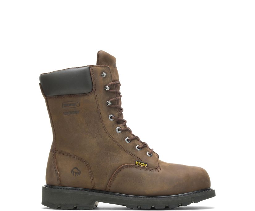 Bottes de Travail Wolverine McKay Waterproof Steel-Toe 8” Homme - Marron (FPI378019)